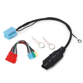 Car Radio Audio Adapter and Cable Kit, Car 20 Pin / 8 Pin Bluetooth 5.0 Audio Adapter Radio Connector Car Stereo with 20 Pin Data Cable Fits for A3 8L 8P Terminals and