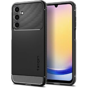 Spigen Rugged Armor Designed for Galaxy A25 5G Case (2024) - Matte Black