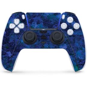 MightySkins Gaming Skin for PS5 / Playstation 5 Controller - Teal Splatter | Protective Viny wrap | Easy to Apply and Change Style | Made in The USA