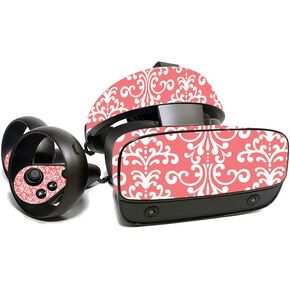 MightySkins Skin for Oculus Rift S - Coral Damask | Protective, Durable, and Unique Vinyl Decal wrap Cover | Easy to Apply, Remove, and Change Styles | Made in The USA