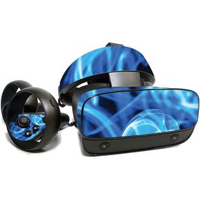 MightySkins Skin for Oculus Rift S - Blue Flames | Protective, Durable, and Unique Vinyl Decal wrap Cover | Easy to Apply, Remove, and Change Styles | Made in The USA