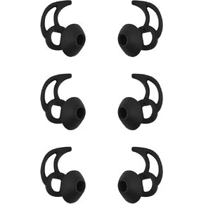 3 Pairs Silicone Replacement Earbud Tips Compatible with Bose QuietComfort Noise Cancelling Earbuds