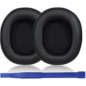 Replacement Ear Pads Compatible with ATH-SR30BT Headphone, Over-Ear Headphones Ear Pads, Protein Leather Ear Pads Repair Parts(Black)