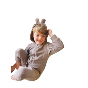 Cotton Baby & Toddler One-Piece Suit (Khaki, 18-24 Months)