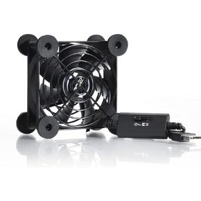 USB 120mm Quiet Fan, 5V USB Portable Cooling Fan for Flat Panel TV Receiver Router DVR Playstation Xbox Computer Cabinet Cooler