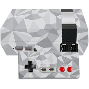 MightySkins Skin Compatible with Nintendo NES Classic Edition wrap Cover Sticker Skins Gray Polygon