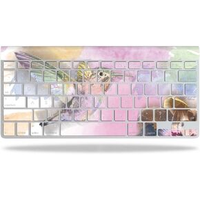 MightySkins Skin Compatible with Apple Wireless Keyboard wrap Cover Sticker Skins Water Color Mocking