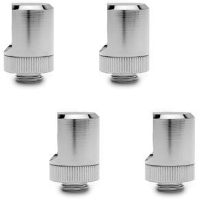 EKWB EK-Torque 90 Degree Angled Rotary Fitting, Black, 4-Pack