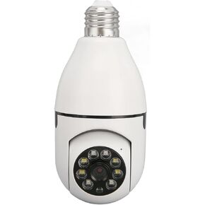 Light Bulb Camera,1080P Security Camera with /360 Degree Auto Tracking Panoramic/Motion Detection/Two Way Intercom/Night Vision