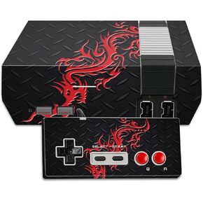 MightySkins Skin Compatible with Nintendo NES Classic Edition wrap Cover Sticker Skins Red Dragon