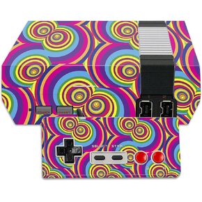 MightySkins Skin Compatible with Nintendo NES Classic Edition wrap Cover Sticker Skins Groovy 60s