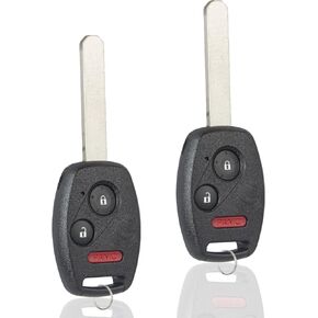 Key Fob Replacement Compatible with Honda Models 2007-2008 Fit/ 2005-2010 Odyssey/ 2006-2014 Keyless Entry Remote Uncut OUCG8D-380H-A (2-Pack)