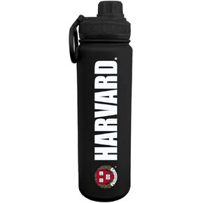 Campus Colors NCAA Stainless Steel Water Bottle - Twist on cap - 24 oz - Carry Clip - Keeps Your Drinks Hot or Cold for Hours (Louisville Cardinals - Red)