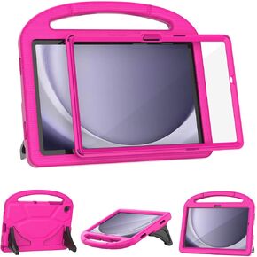 Kids Case for Samsung Galaxy Tab A9 Plus 11 Inch 2023 (SM-X210/X216/X218), with Built-in Screen Protector, Shockproof Handle Stand Protective Cover for Galaxy Tab A9+ 11", Blue