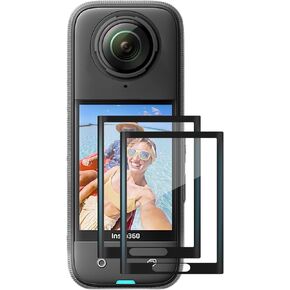 For Insta 360 X4 Glass Screen Protector Film for Insta 360 X4 Camera 0.3mm Ultra-Thin Tempered Glass 9H Hardness Anti-Scrach Anti-Fingerprint Anti-Dust 2 Pack