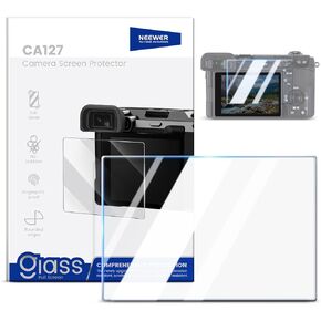NEEWER 3" Camera Screen Protector, Ultra Slim 8H Hardness 2.5D Tempered Glass, 96% Light Transmission, Scratch & Fingerprint Resistant, Compatible with Sony ZV-E1, α7 IV, α7C II, α7C R, CA127