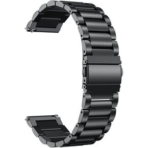 Compatible with Samsung Galaxy Watch 6 Classic 43mm 47mm 20mm Quick Release Stainless Steel Metal watchband,for Galaxy Watch 6 5 4 Band 40mm/42mm/44mm/46mm Pro 45mm Strap