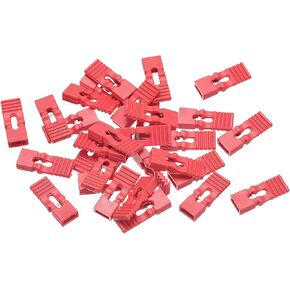 uxcell 30pcs 2.54mm Pin Header Jumper Cap Lengthened Short Circuit Connection Cap Mini Micro Jumper Bridge Plug Black