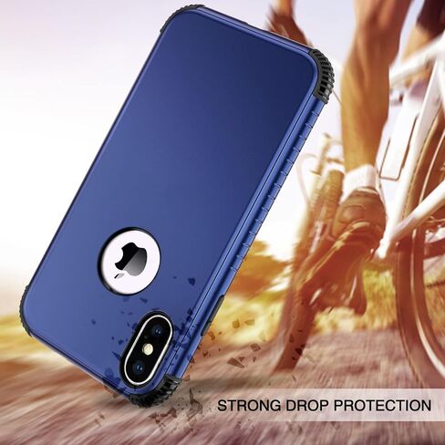BENTOBEN for iPhone Xs Max Case, Phone Case iPhone Xs MAX, Heavy Duty 2 in 1 Full Rugged Shockproof Protection Hybrid Hard PC Bumper Drop Protective Girl Women Boy iPhone XsMax Cover,Dark Green/Black in Saudi Arabia