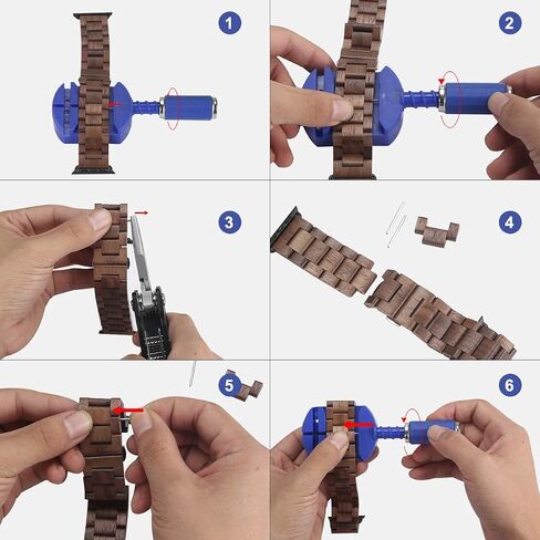 Wooden Watch Band 42mm 44mm 45mm 49mm with Stainless Steel Butterfly Buckle Compatible for iWatch Ultra 2 SE Series 9 8 7 6 5 4 3 2 1(Walnut) in Saudi Arabia