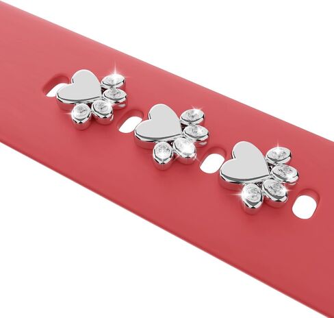 3Pcs Bling Decorative Charms Nails Studs Compatible with Apple Watch Silicone Bands, Stylish Smartwatch Jewelry Accessories for Universal Silicone Straps (No Band) in Saudi Arabia