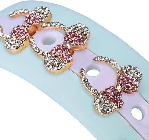 3Pcs Bling Decorative Charms Nails Studs Compatible with Apple Watch Silicone Bands, Stylish Smartwatch Jewelry Accessories for Universal Silicone Straps (No Band) in Saudi Arabia