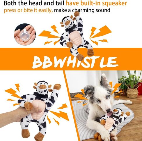 Squeaky Elastic Dog Toy for Boredom, Stuffed Animals Toy with Crinkle Paper, Tough Dog Chew Toy Tug-of-war Toy for Chewers, Interactive Puppy Toy for Small Medium Large Breed (Giraffe) in Saudi Arabia