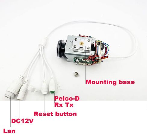 4K 8MP (3840 * 2160) IP Camera 360X Zoom Lens Support RTMP P2P ONVIF Support SD 256G and use MSTAR338Q with somy IMX415 Cmos Support Alarm and FTP Server in Kuwait