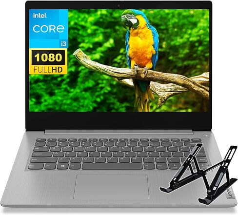 لاب توب لينوفو ايدياباد انتل i3، لاب توب فل اتش دي 14 بوصة، انتل i3-1115G4 (يصل إلى 4.1 جيجاهرتز)، ذاكرة الوصول العشوائي 8 جيجا، 128 جيجا اس اس دي، رسومات انتل الترا اتش دي، واي فاي 6، كمبيوتر محمول رفيع ومحمول لطلاب الجامعات، ويندوز 11 اس، مع حامل in Saudi Arabia