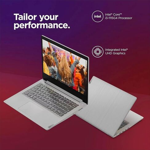 لاب توب لينوفو ايدياباد انتل i3، لاب توب فل اتش دي 14 بوصة، انتل i3-1115G4 (يصل إلى 4.1 جيجاهرتز)، ذاكرة الوصول العشوائي 8 جيجا، 128 جيجا اس اس دي، رسومات انتل الترا اتش دي، واي فاي 6، كمبيوتر محمول رفيع ومحمول لطلاب الجامعات، ويندوز 11 اس، مع حامل in Saudi Arabia