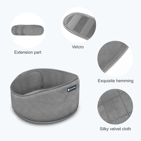 COMFIER Heating Pad with Massager, Lower Back Massager for Back Pain with 2 Heat Levels & 3 Massage Modes, Heated Waist Massage Belt for Abdominal, Lumbar,Fit for Women,Men in Kuwait
