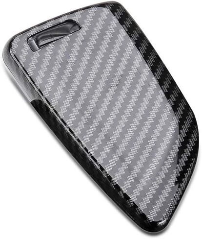 Carbon Fiber for BMW Key Fob Cover , 4 Buttons Keyless Entry Smart Remote Key Protective Case Holder, 1Pcs, Glossy Black in Saudi Arabia