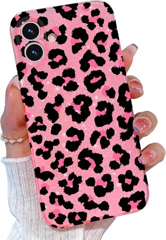 for iPhone 16 Pro Max Case Pink, for iPhone 16 Pro Max Case Glitter for Women Girls Girly Sparkly Bling Cute Neon Bright Color Slim Soft Phone Case Cover for iPhone 16 Pro Max, Pink in Saudi Arabia
