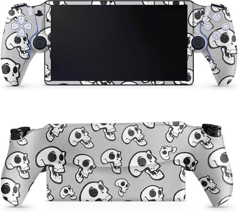 Gaming Skin Compatible with PS5 Portal Remote Player - Thin Blue Line K9 - Premium 3M Vinyl Protective Wrap Decal Cover - Easy to Apply | Crafted in The USA by MightySkins in Saudi Arabia