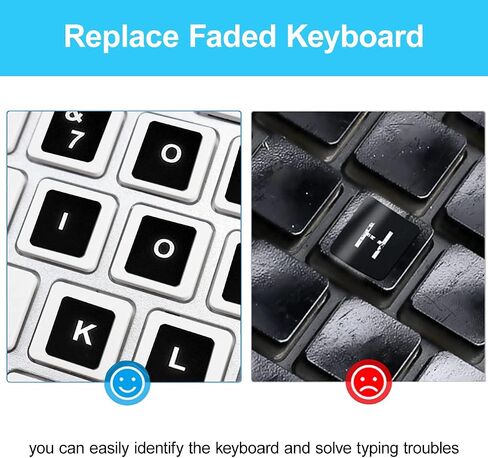Korean Keyboard Stickers, 3PCS Pack Universal Black Sticker in Korean, Computer Keyboard Stickers for Faster Keyboard Identification, Good Stickiness Sticker in Saudi Arabia