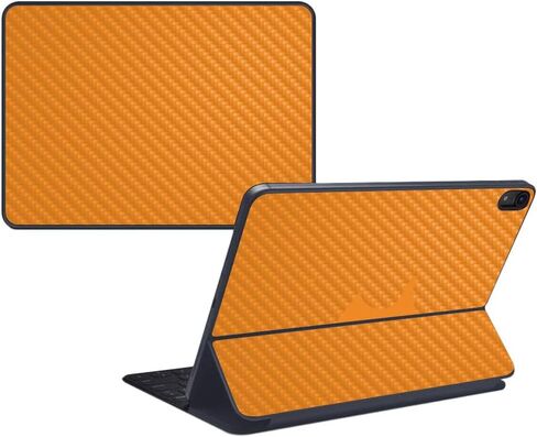 MightySkins Carbon Fiber Skin for Apple iPad Pro Smart Keyboard 11" (2018) - Solid Seafoam - Protective, Durable Textured Carbon Fiber Finish - Easy to Apply, Remove - Made in The USA in Saudi Arabia