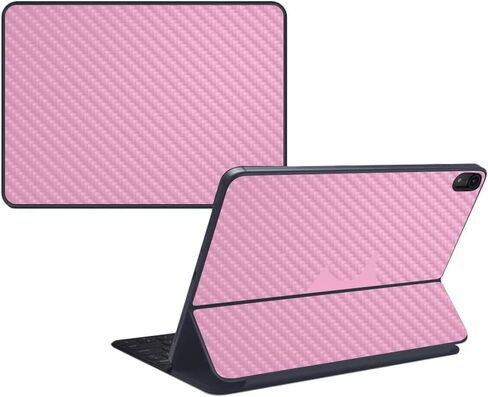 MightySkins Carbon Fiber Skin for Apple iPad Pro Smart Keyboard 11" (2018) - Solid Seafoam - Protective, Durable Textured Carbon Fiber Finish - Easy to Apply, Remove - Made in The USA in Saudi Arabia