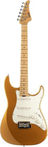 EART NK-VS60 6 سلسلة جيتار كهربائي ذو جسم صلب، جسم الماهوجني المحمص، جيتار كهربائي كامل الحجم التقاطات ألنيكو-V، جيتار كهربائي بنظام تريمولو in Kuwait