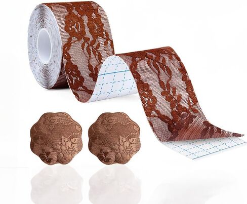 Boob Tape - Breast Lift Tape for Large Breast,Body Tape for Breast Lift w 2 Pcs Breast Petal Adhesive Bra in Saudi Arabia