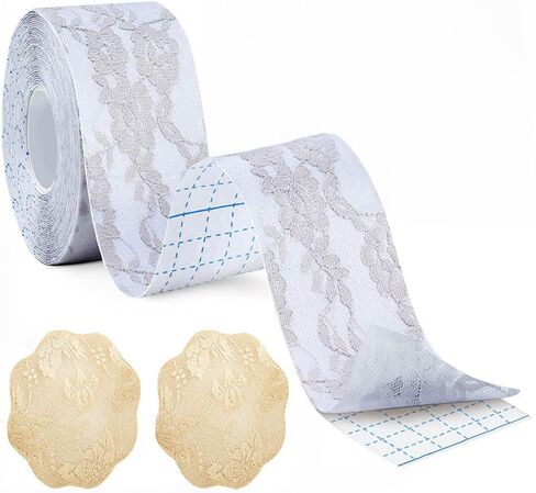 Boob Tape - Breast Lift Tape for Large Breast,Body Tape for Breast Lift w 2 Pcs Breast Petal Adhesive Bra in Saudi Arabia