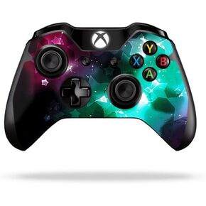 Protective Vinyl Skin Decal Skin Compatible with Microsoft Xbox One/One S Controller wrap Sticker Skins Glow Stars