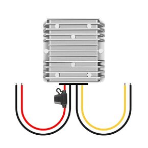 DC-DC 24V 10A 240W Buck Converter 48V/36V to 24V with Fuse Waterproof Converter, Buck, Regulator, Reducer Transformer