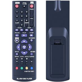 PZL AKB73615801 Replacement for LG Blu-Ray Disc DVD Player Remote Control BP325 BP325N BP220 BP320 BP320N BP325W BP335WN BP220N BP200 BD220 BD630 BP125 BP125N BP135W-N