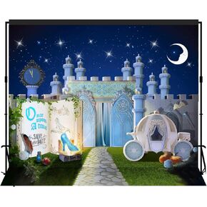القصص الخيالية الأميرة القلعة حالمة ليلة حزب خلفية كبيرة راية الديكور طاولة الحلوى التصوير خلفية Photobooth الدعامة 7x5 قدم in Kuwait