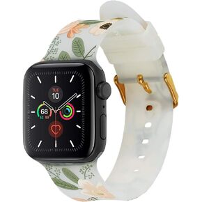 Rifle Paper Co. - سوار لساعة Apple - متوافق مع السلسلة 1/2/3/4/5/6/SE/9