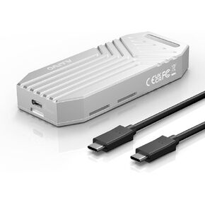 MAIWO 40Gbps M.2 NVMe SSD Enclosure for 2280mm M Key B+M Key PCIe NVMe SSD, Compatible with Thunderbolt4/3 USB4/3.2/3.1/3.0/2.0 (40Gbps NVMe Enclosure with Fan)
