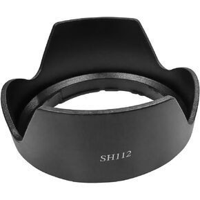 ALC-SH112 Lens Hood for Sony E 35mm f/1.8 OSS,FE 28mm f/2.0,E 16mm f/2.8 SEL16F28,E 18-55mm f/3.5-5.6 OSS,HUIPUXIANG Compatible with 49mm Lens Hood