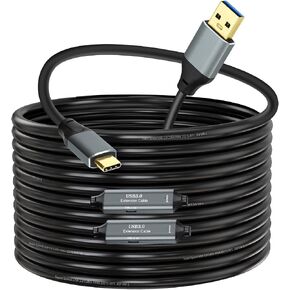 USB 3.0 A to C Data Transmission Cable 20ft, 5Gbps Super Speed USB 3.0 Cable Compatible with VR,Xbox,Laptop,Camera,Docking Station,SSD and More in Saudi Arabia