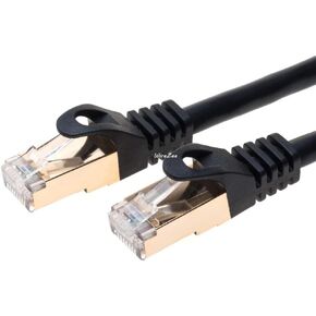 CAT7 Cable Ethernet Premium S/FTP Patch Cord RJ45 Fast Speed 600Mhz LAN Wire (25FT, White)