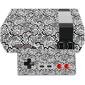 MightySkins Skin Compatible with Nintendo NES Classic Edition wrap Cover Sticker Skins Abstract Black
